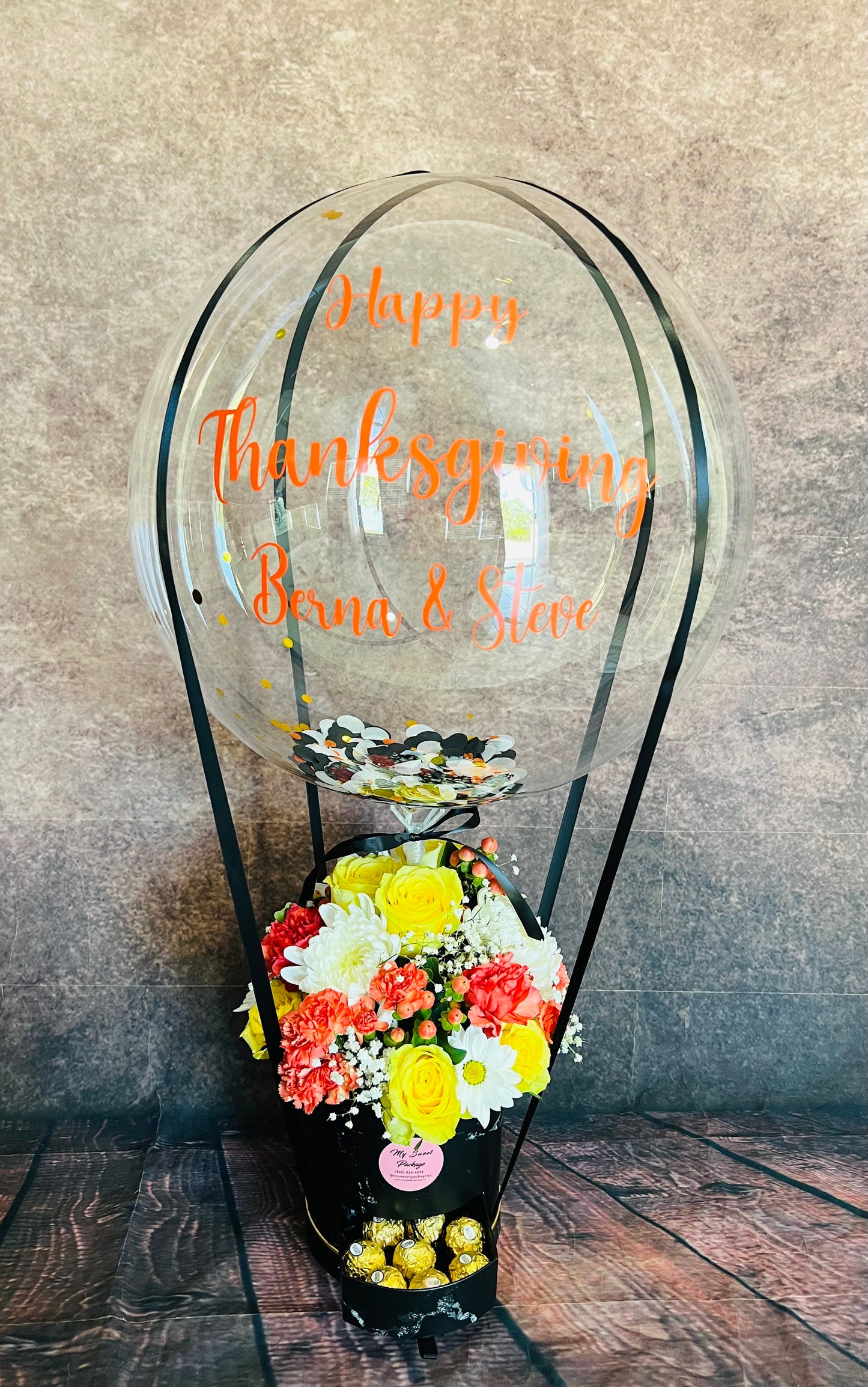 Flowers Balloon Bouquet