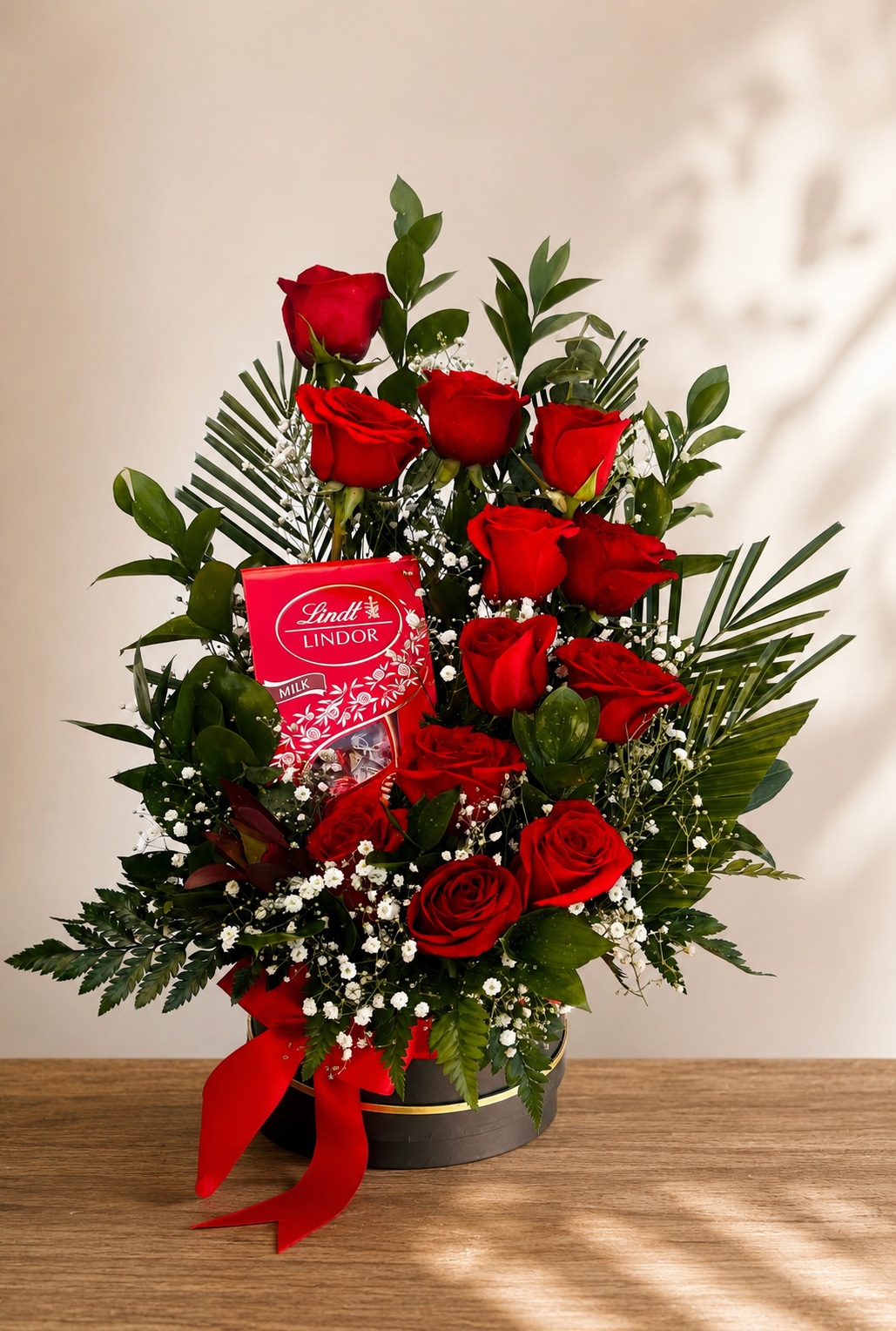 Love in bloom with chocolates