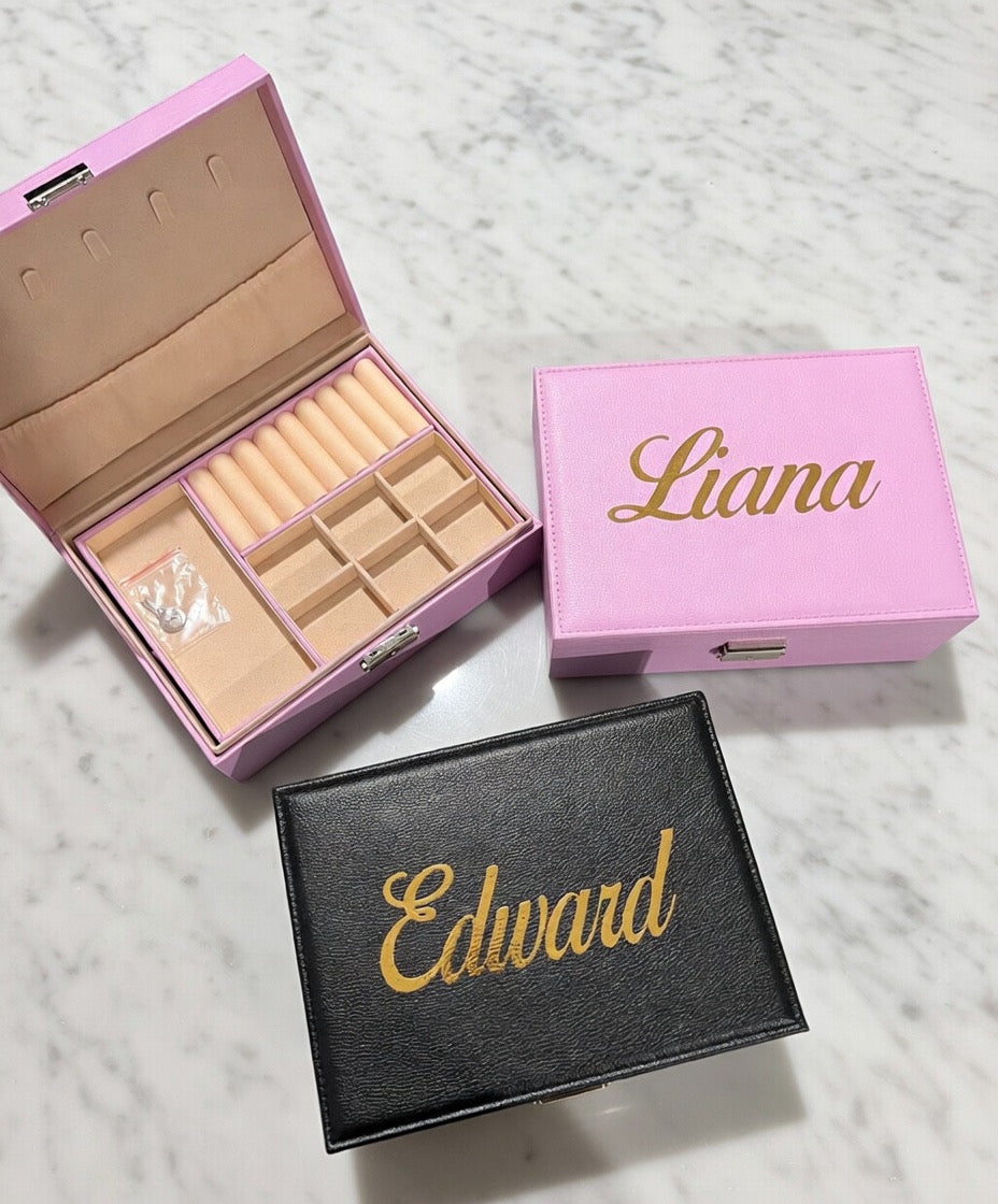 Large Personalized Jewelry Box