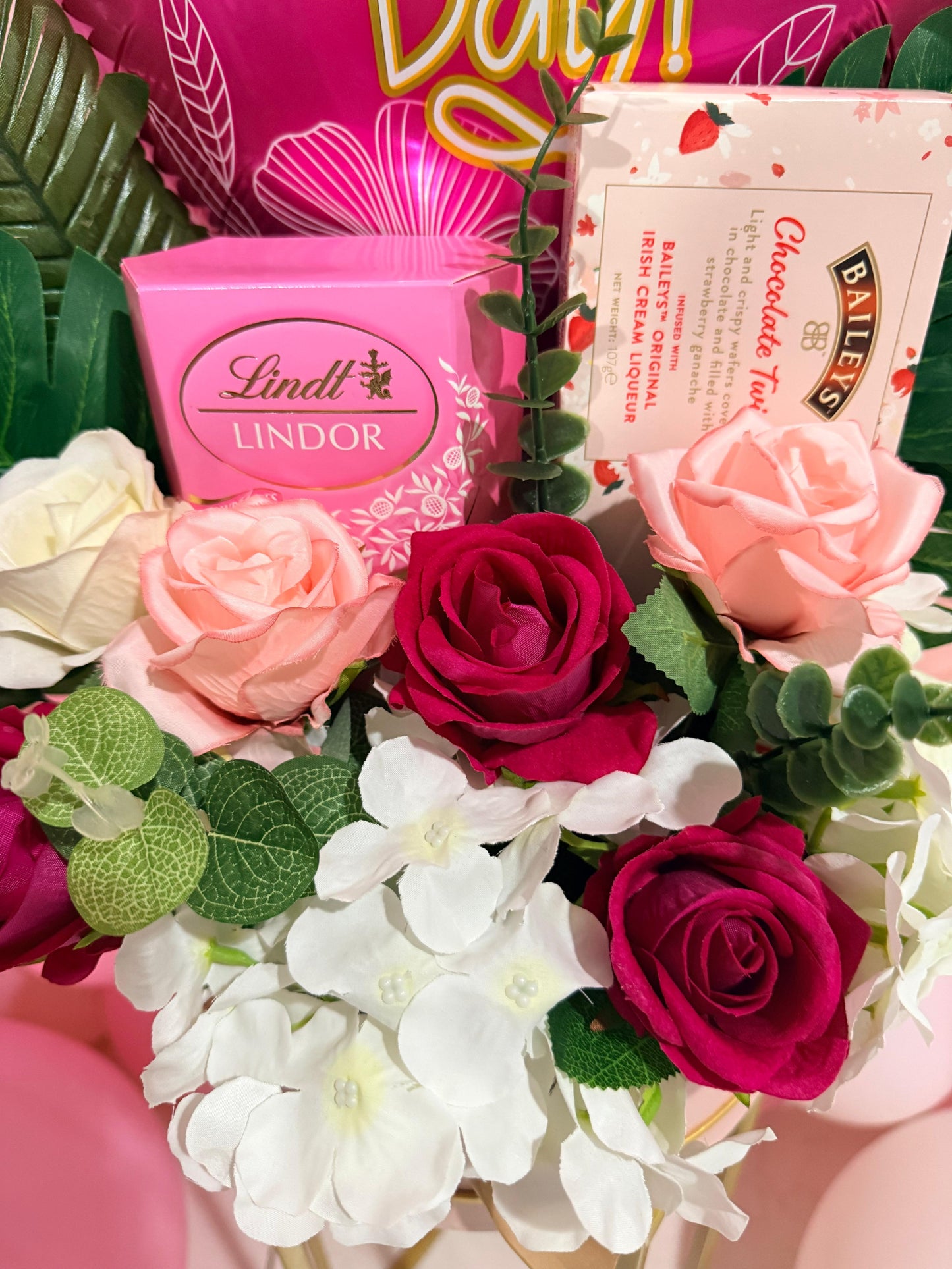 Silk Flowers and Chocolates