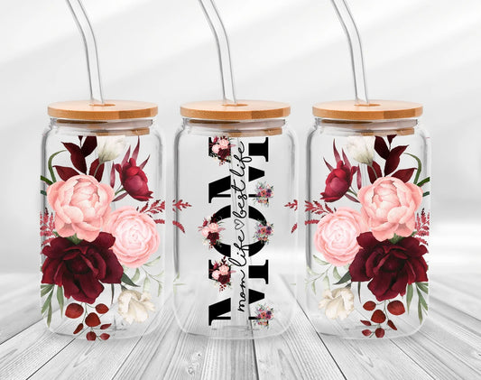 Clear Glass Can