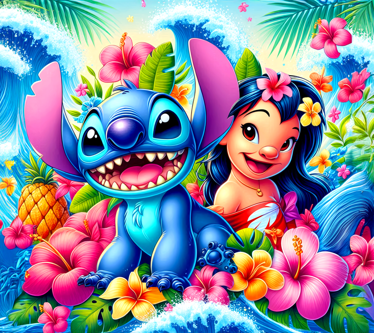 Lilo & Stitch Sublimation Tumbler