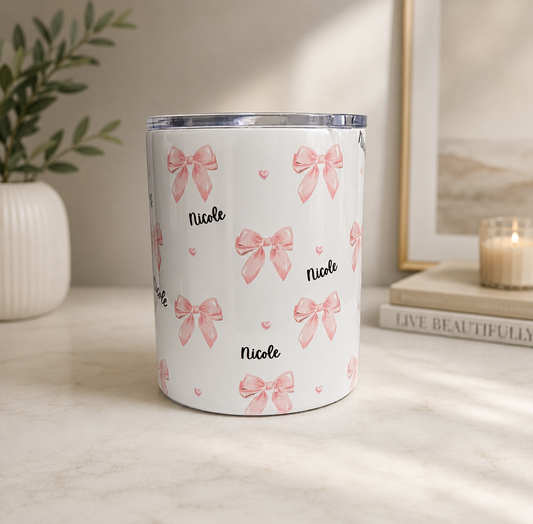 Stainless steel travel mug