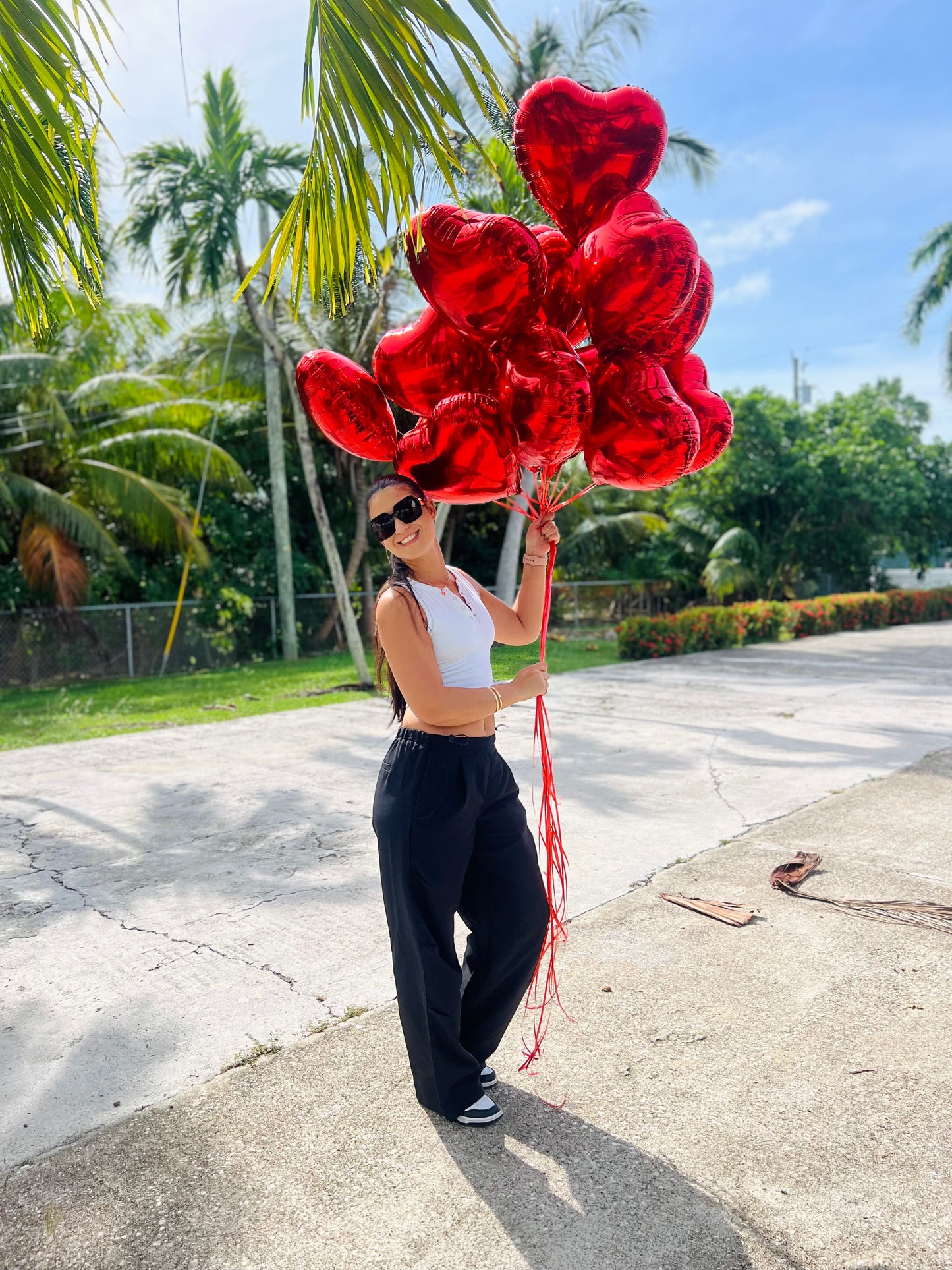 Heart chrome balloon