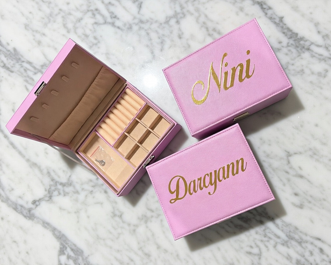 Large Personalized Jewelry Box