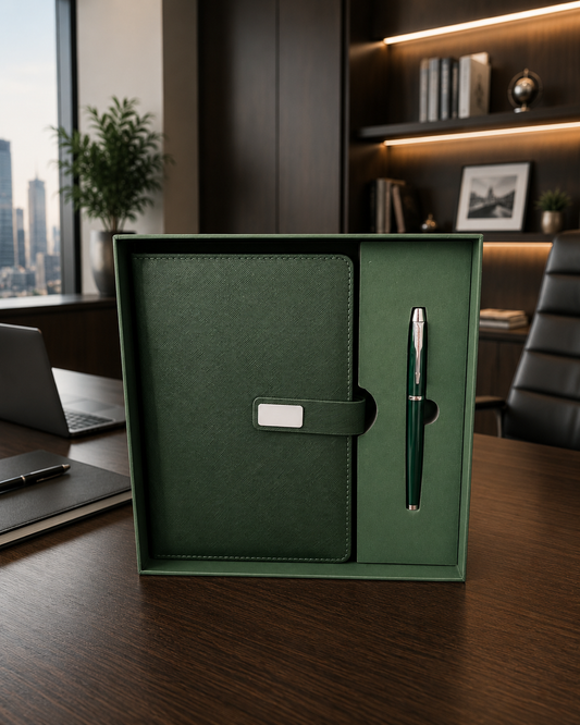 Notepad set with pen