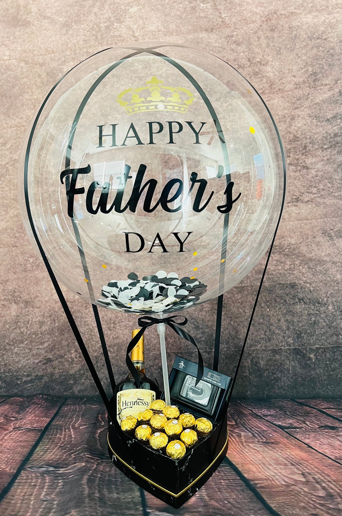 Liquor package with wallet