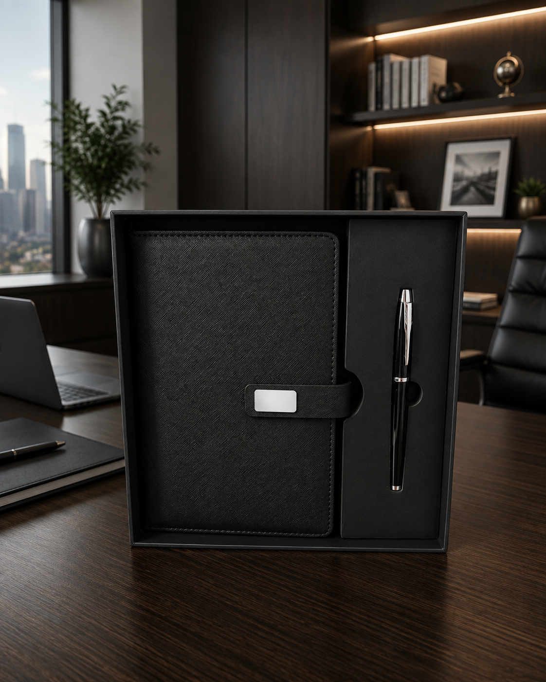 Notepad set with pen