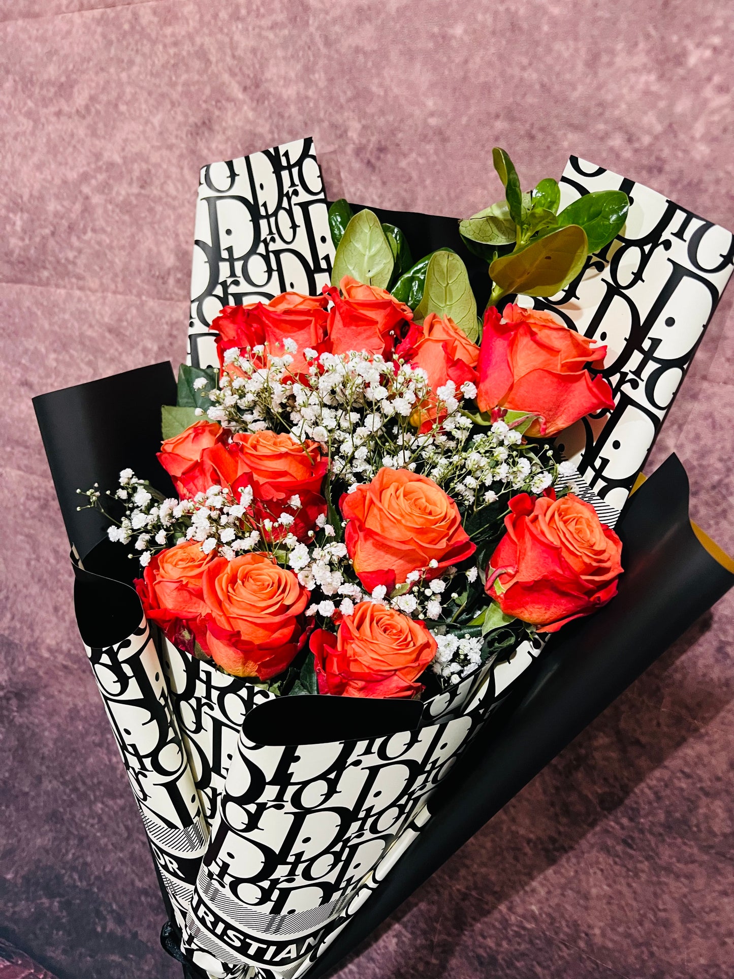 12 roses bouquet