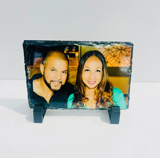 6x4 photo rock slate