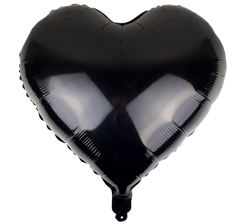 Heart chrome balloon