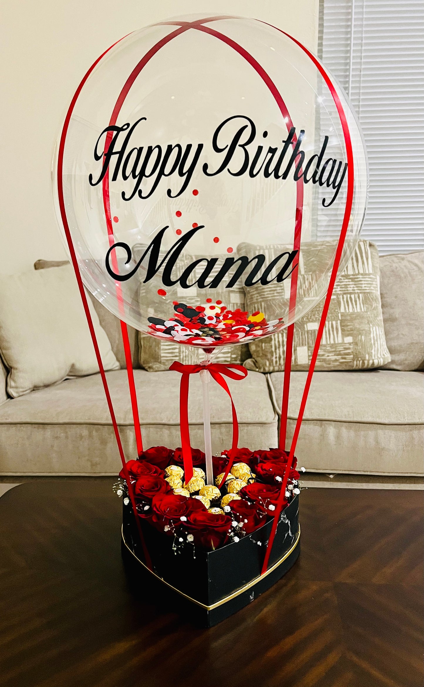 Roses with Ferrero Rocher Chocolate