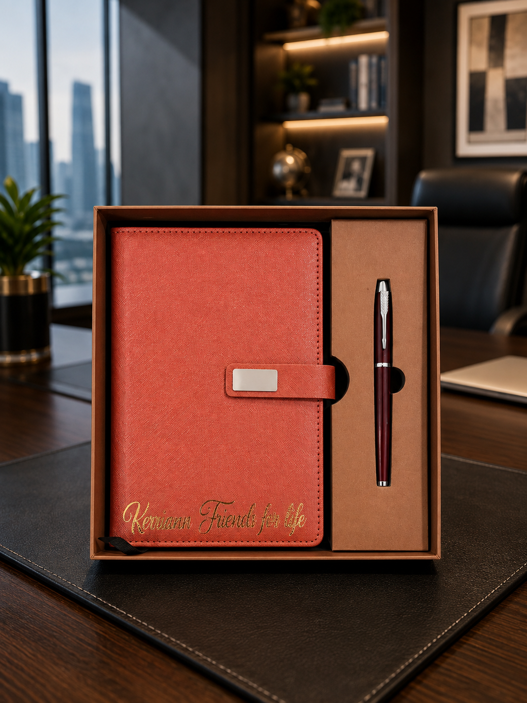 Notepad set with pen