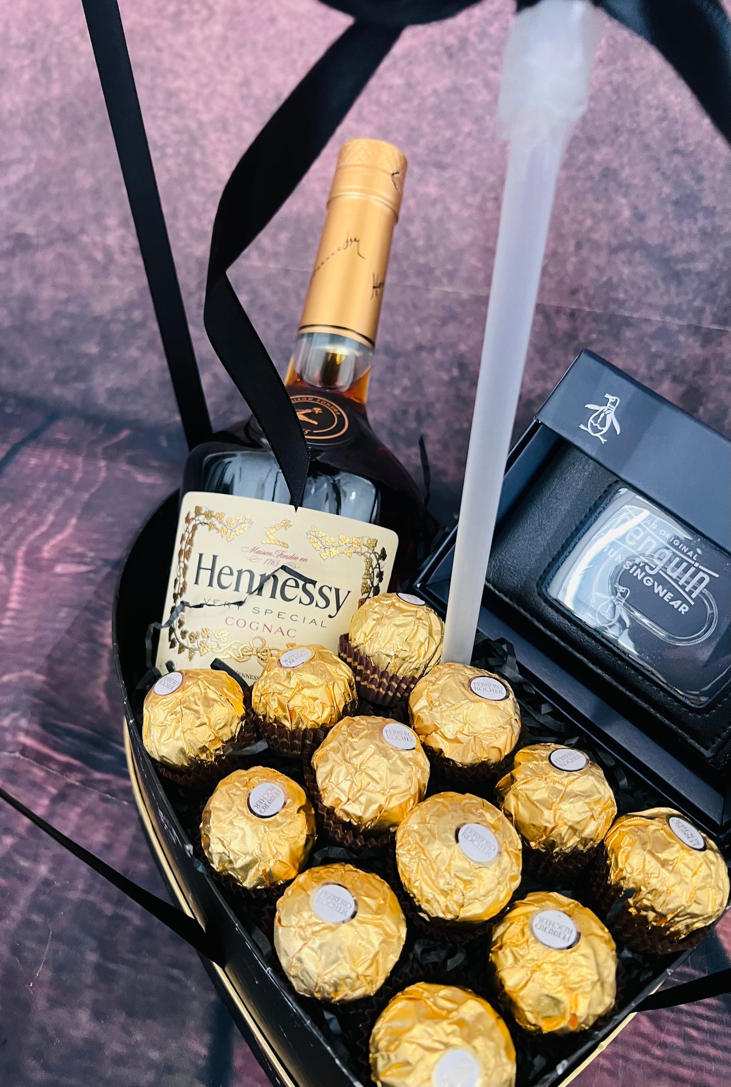 Liquor package with wallet