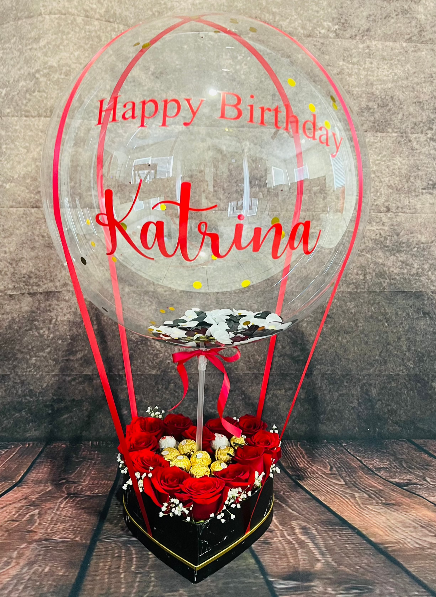 Roses with Ferrero Rocher Chocolate