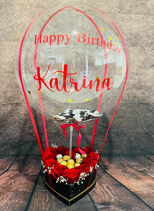 Roses with Ferrero Rocher Chocolate