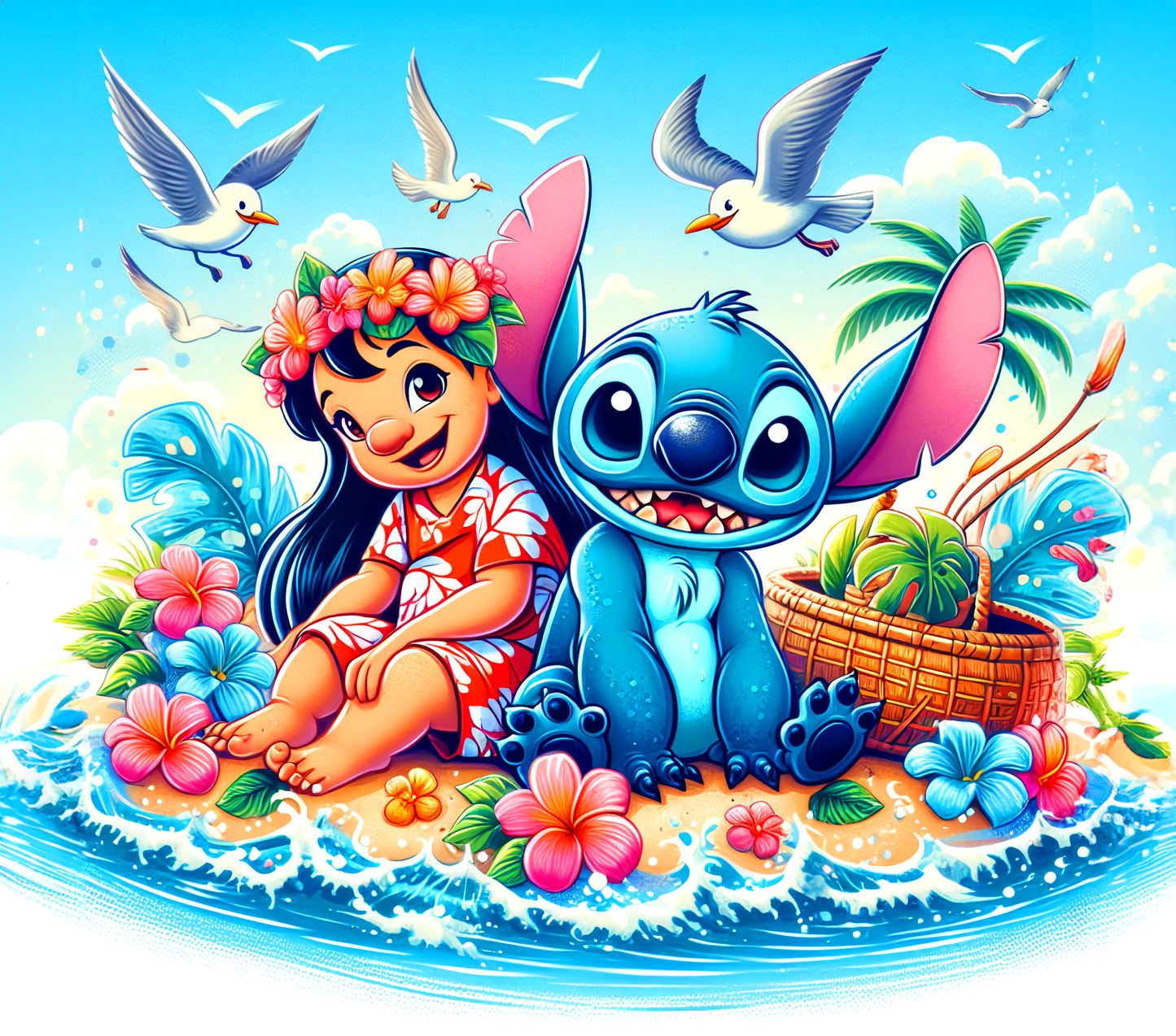 Lilo & Stitch Sublimation Tumbler